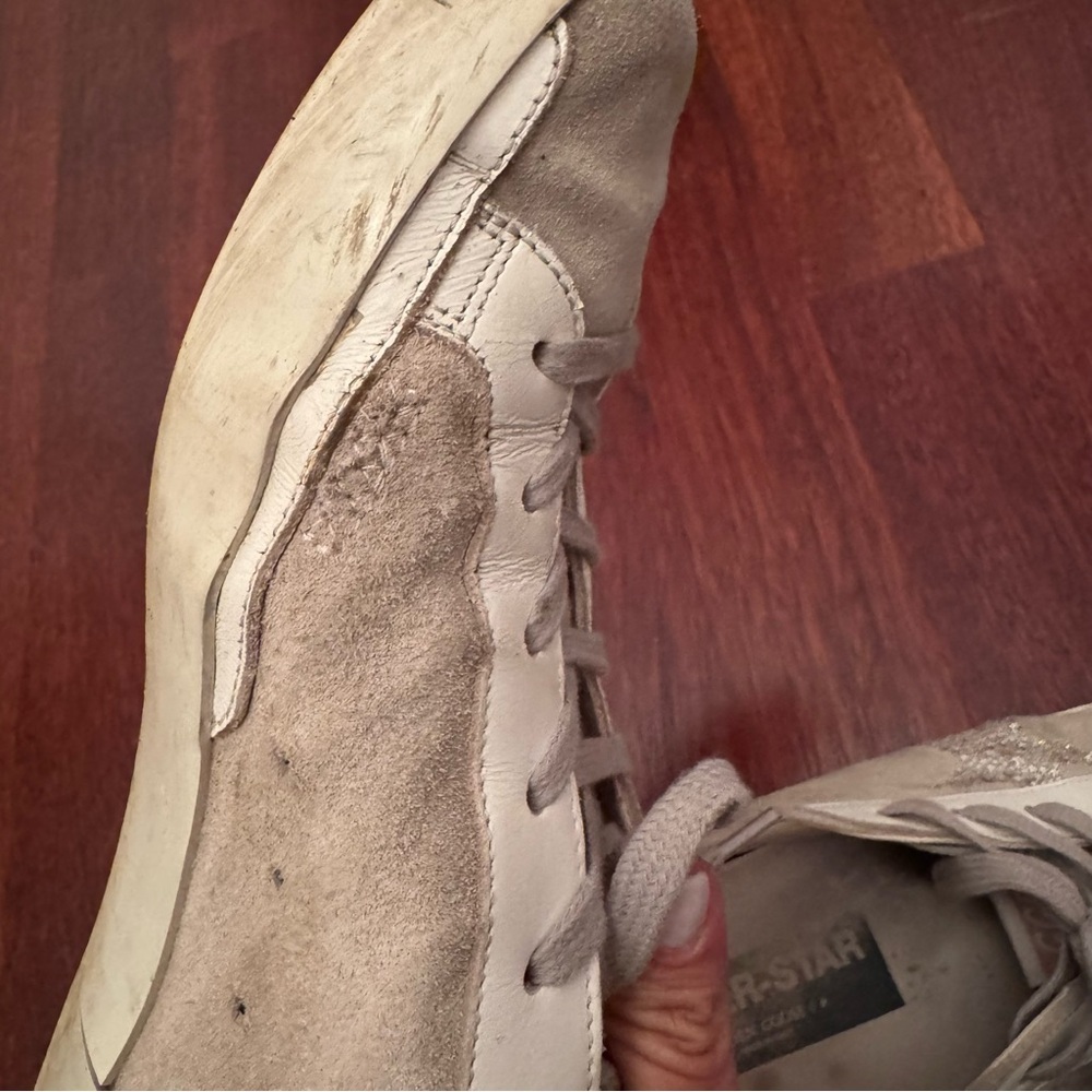 Golden Goose Superstar Swarovski Crystal Suede Sneakers - Picture 9 of 16
